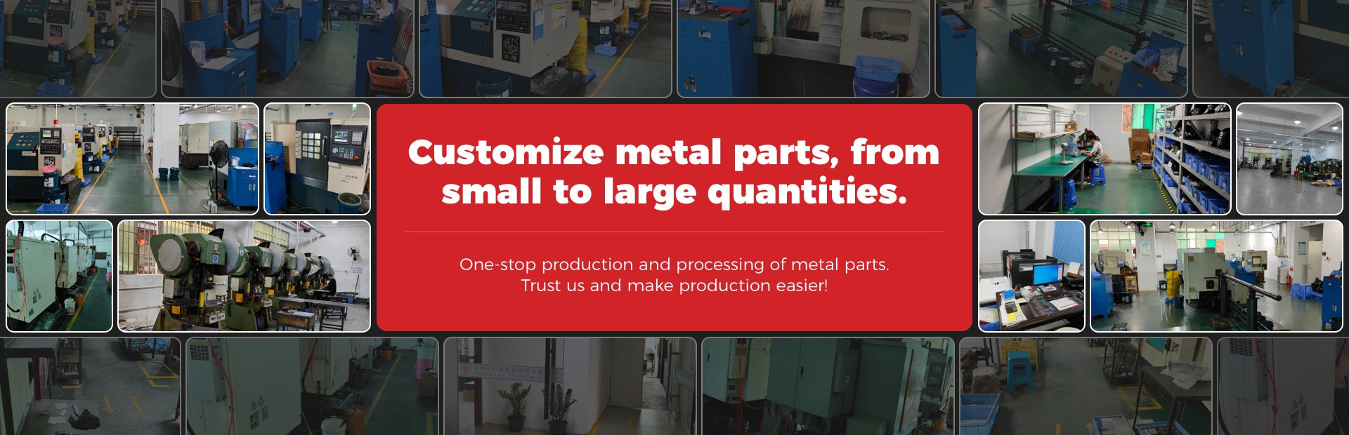 Customize metal parts,from small to large quantities